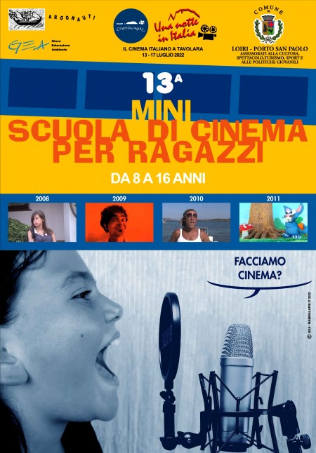 AVVISO 13^SCUOLA DI CINEMA PER RAGAZZI