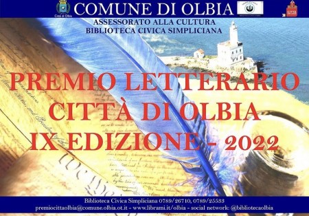 PREMIO LETTERARIO CITTA’ DI OLBIA” IX EDIZIONE 2022